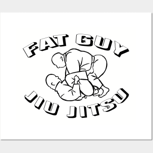 Fat Guy Jiu Jitsu Posters and Art